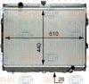 HELLA 8MK 376 763-311 Radiator, engine cooling
